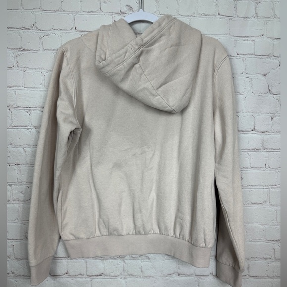 H&M Womens Full Zip Up Hoodie Sweatshirt Drawstring Long Sleeve Pink Size M - Picture 5 of 5